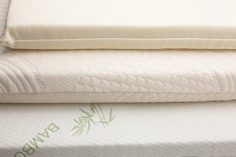 2” Inch Organic Latex Mattress Topper for Back Pain with Organic Cotton Cover [GOLS CERTIFIED]