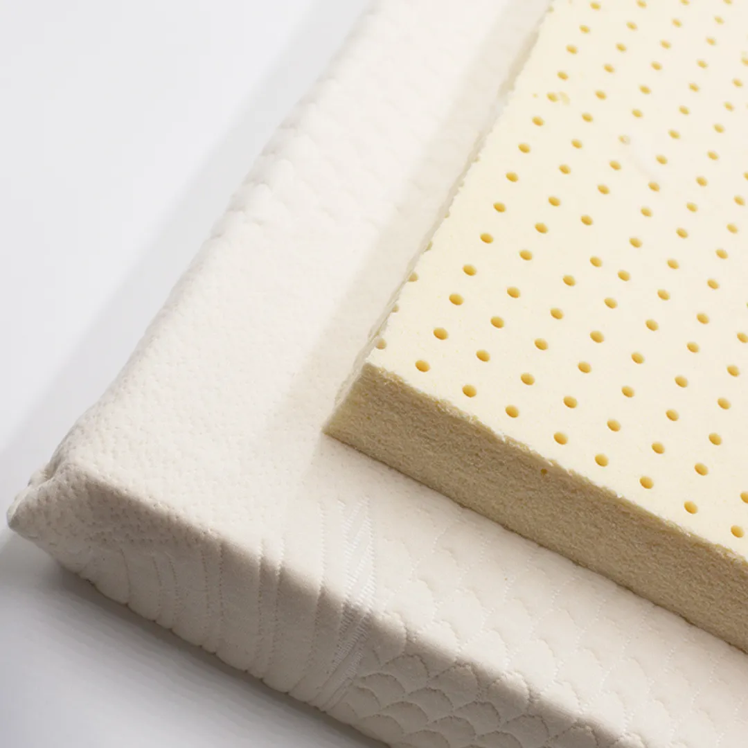 2” Inch Organic Latex Mattress Topper for Back Pain with Organic Cotton Cover [GOLS CERTIFIED]