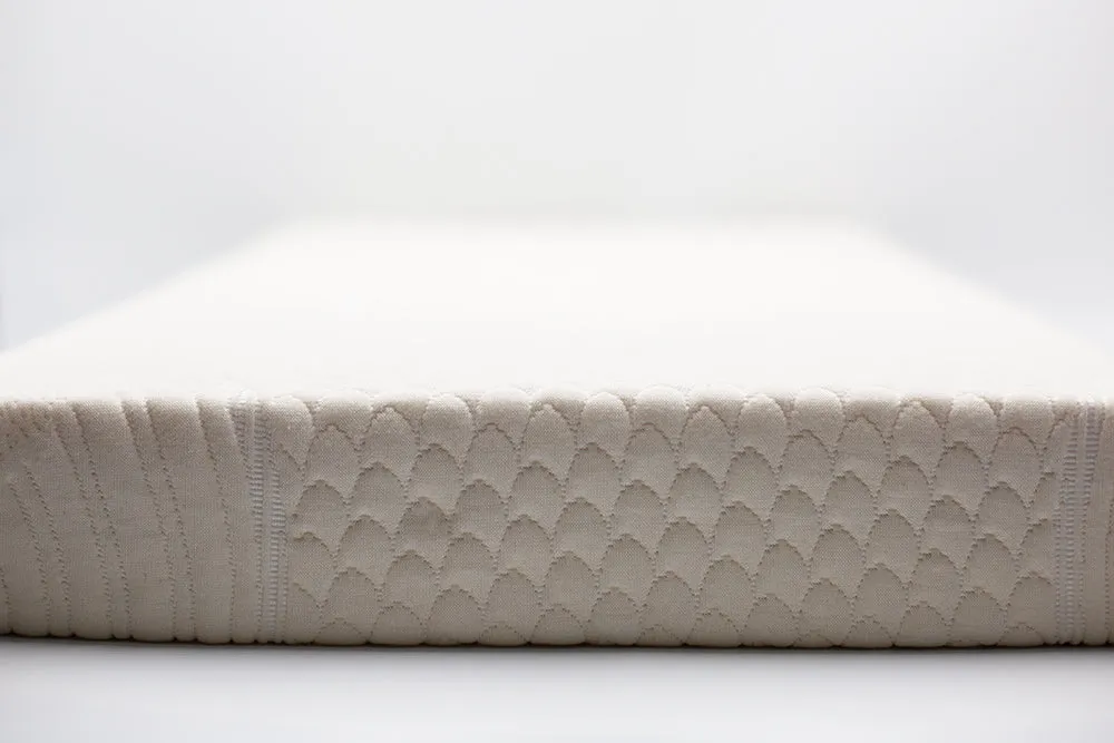 2” Inch Organic Latex Mattress Topper for Back Pain with Organic Cotton Cover [GOLS CERTIFIED]