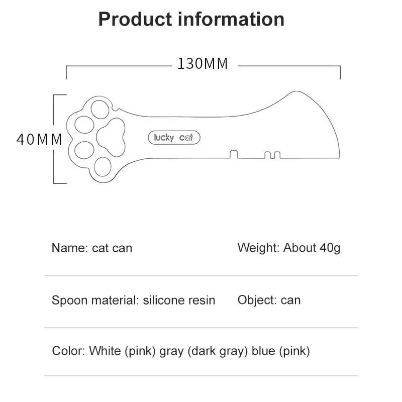 3-in-1 Cat Spoon, Lid & Can Opener