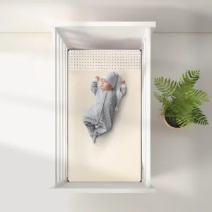 3” Inch Organic Latex Crib Mattress Topper for Baby with Australian Wool Cover [GOLS CERTIFIED]