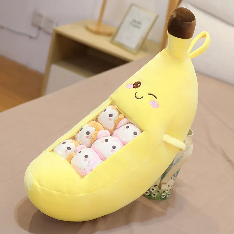 Adorable Fruit Plush Pillows