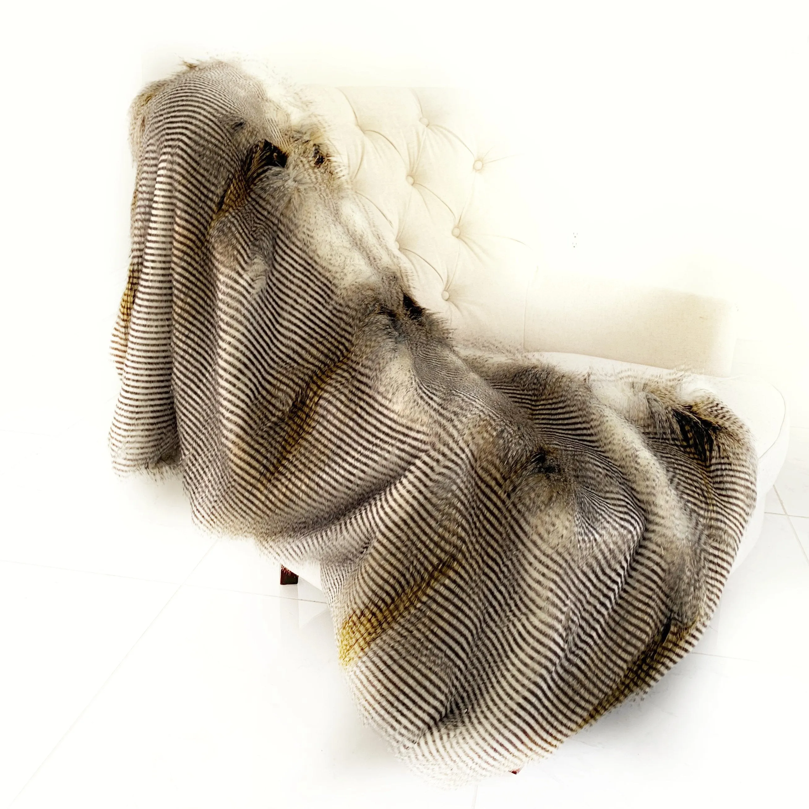 Alaskan Hawk Handmade Luxury Throw