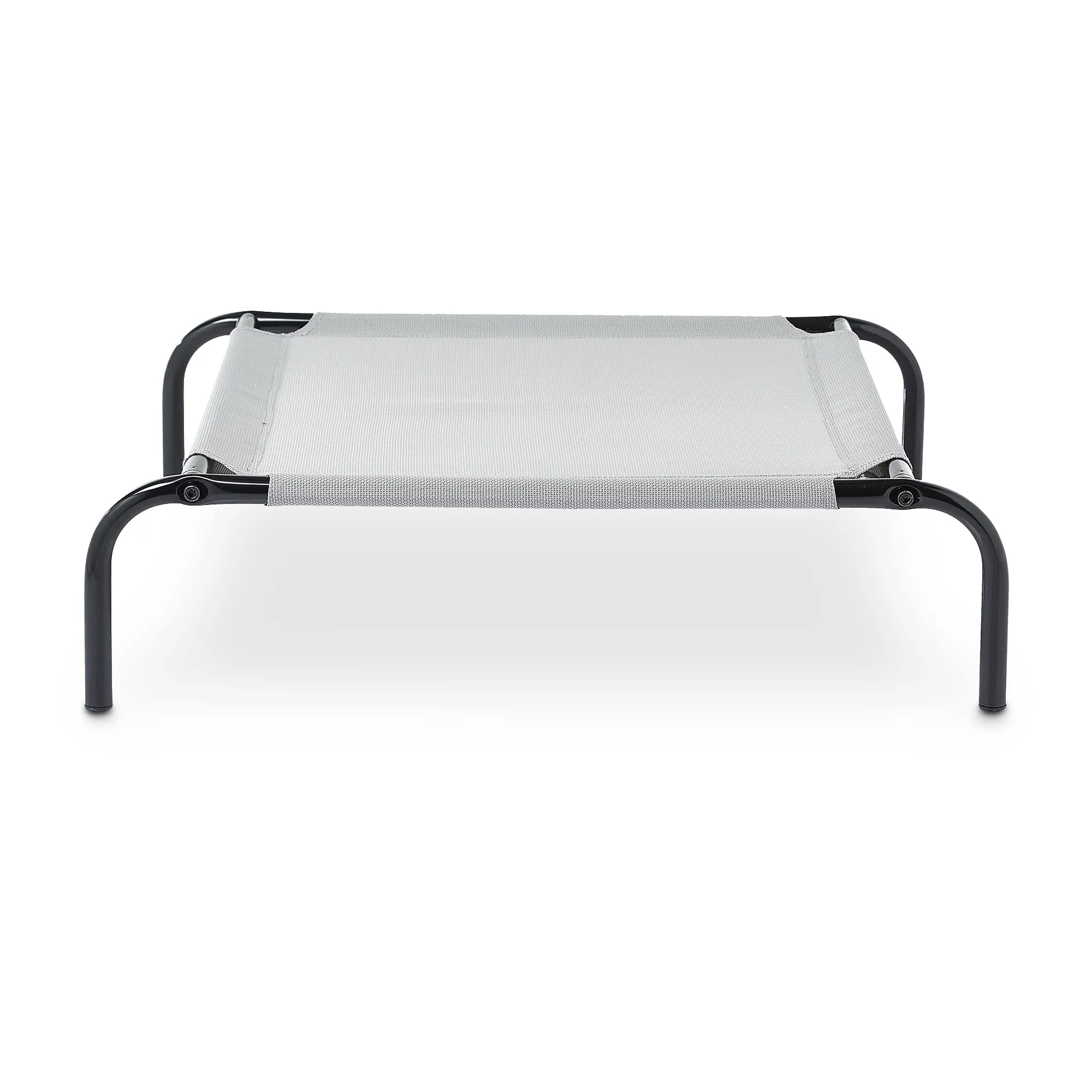 Amazon Basics Cooling Breathable Elevated Dog Bed with Metal Frame for Large Dogs, 51 x 31 x 8 Inch, Grey