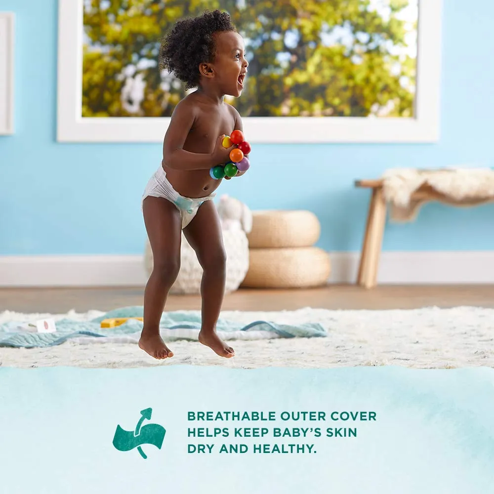 Amazon Brand - Mama Bear Gentle Touch Diapers, Hypoallergenic, Size 4, 148 Count, 4 Packs of 37