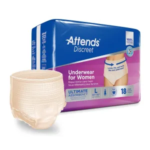 Attends® Discreet Women's Underwear, Level 5, Large