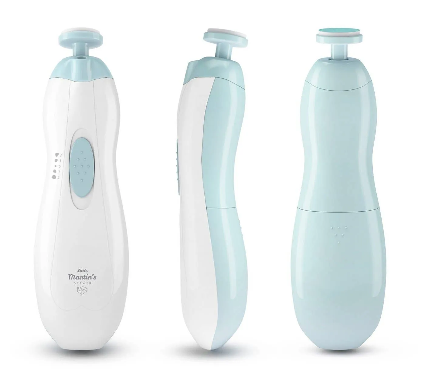 Baby Electric Nail Trimmer with Light - Blue