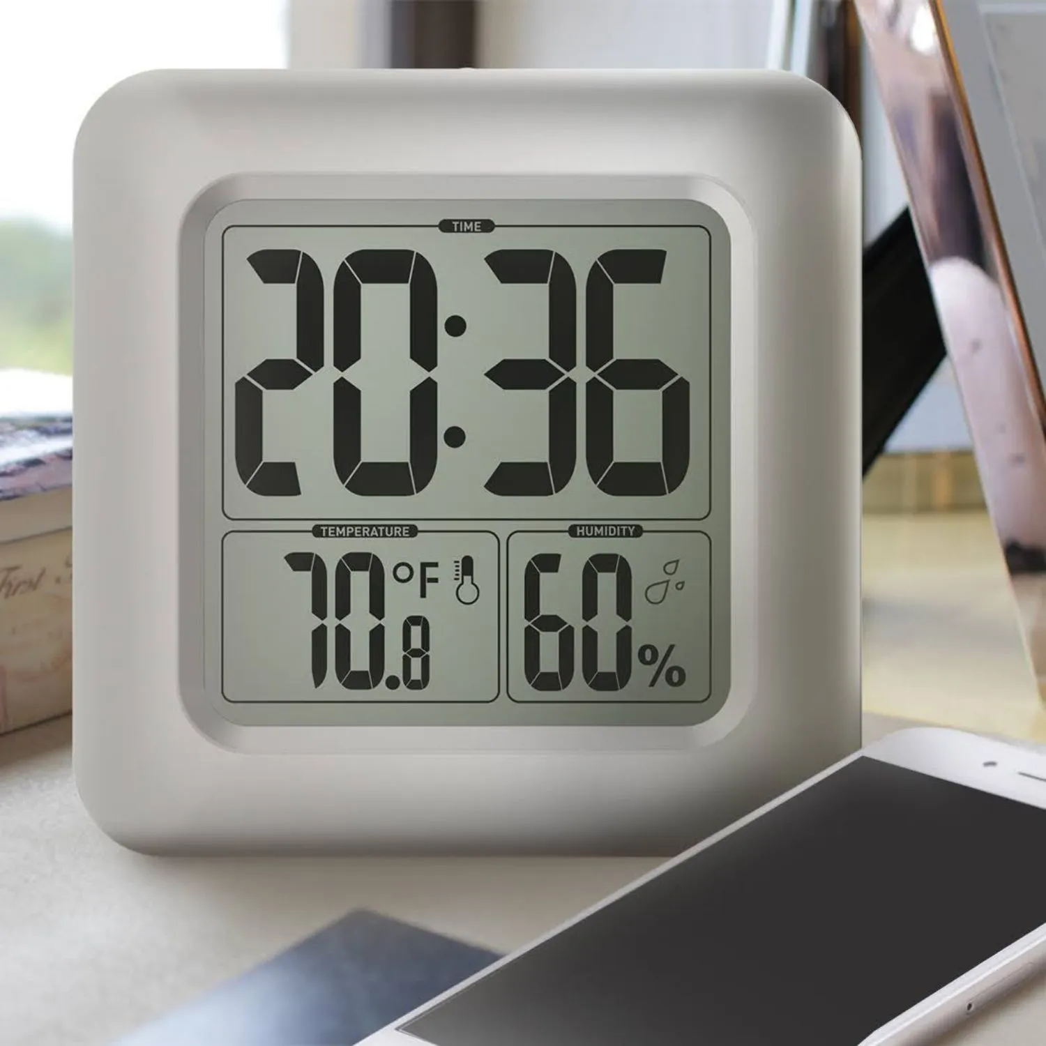 BALDR LCD Waterproof Shower Clock