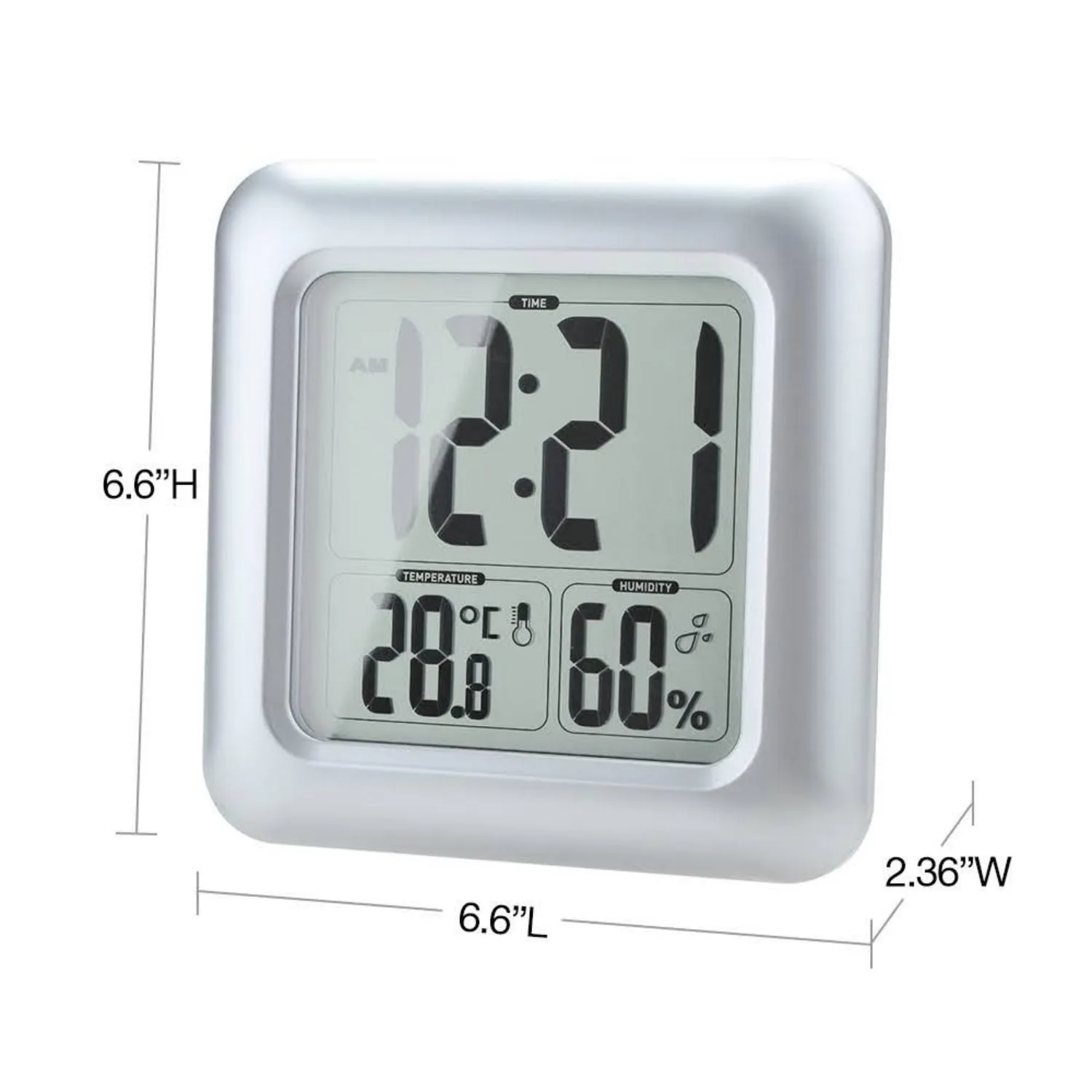 BALDR LCD Waterproof Shower Clock