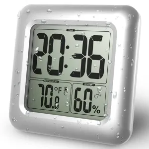 BALDR LCD Waterproof Shower Clock