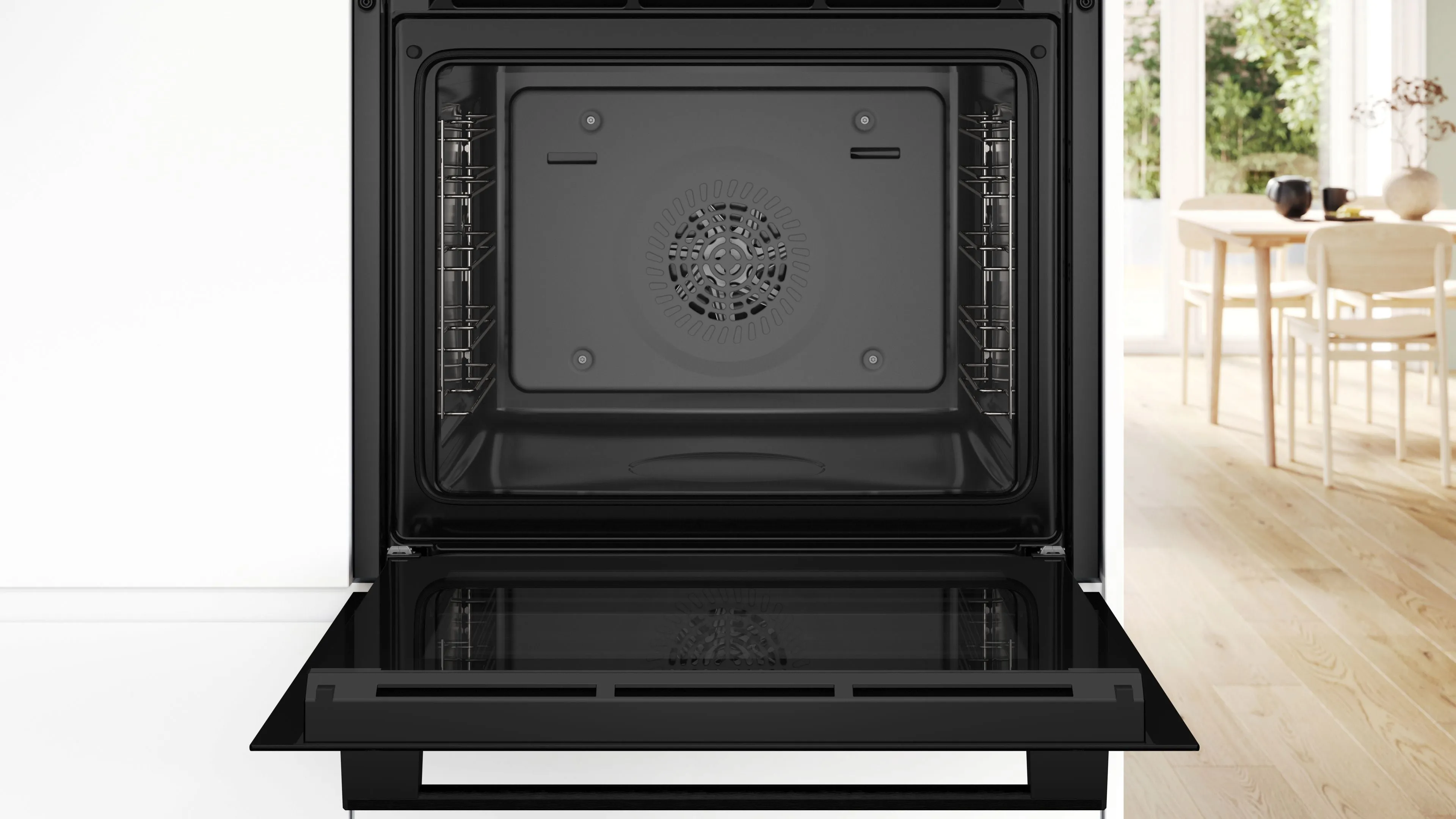Bosch Serie 4 HQA534BB3B Built In Electric Single Oven - Black