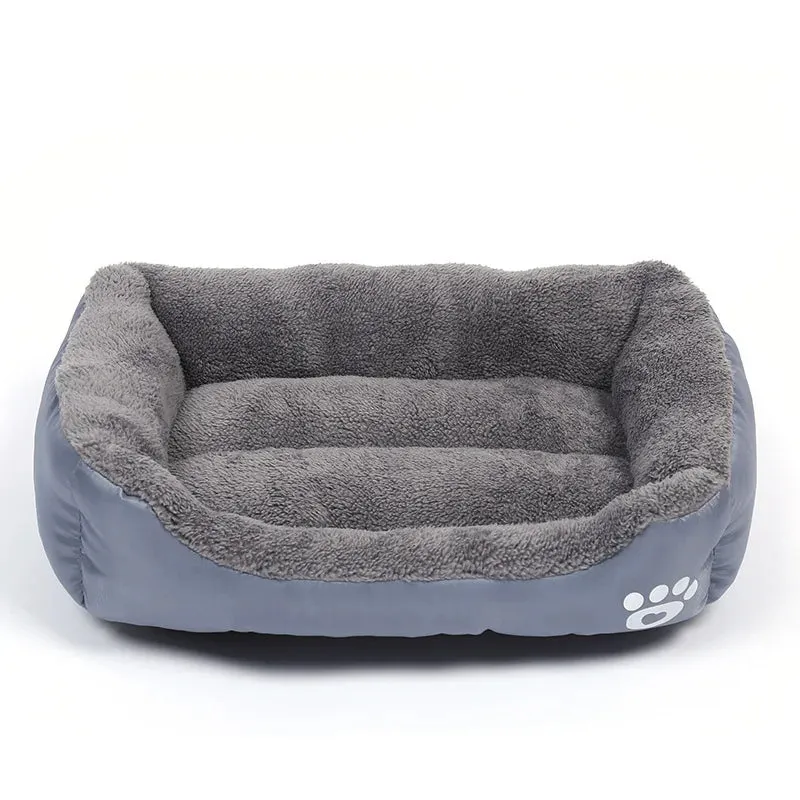 Cozy Square Pet Bed for Cats & Dogs