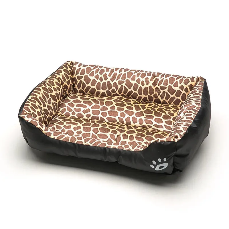 Cozy Square Pet Bed for Cats & Dogs