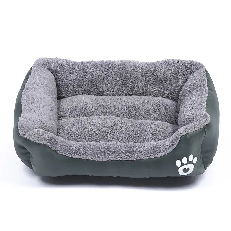 Cozy Square Pet Bed for Cats & Dogs