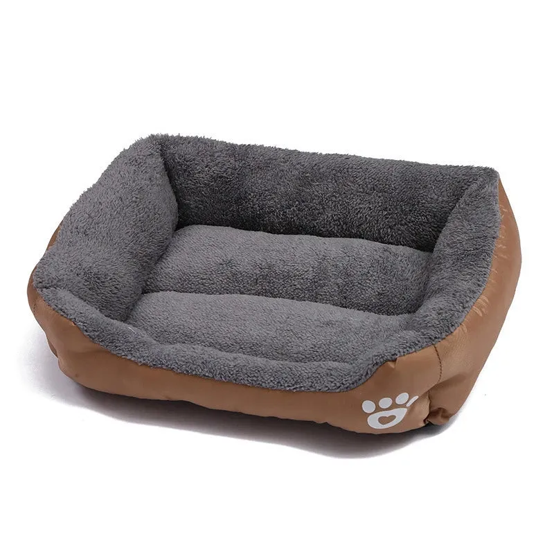 Cozy Square Pet Bed for Cats & Dogs