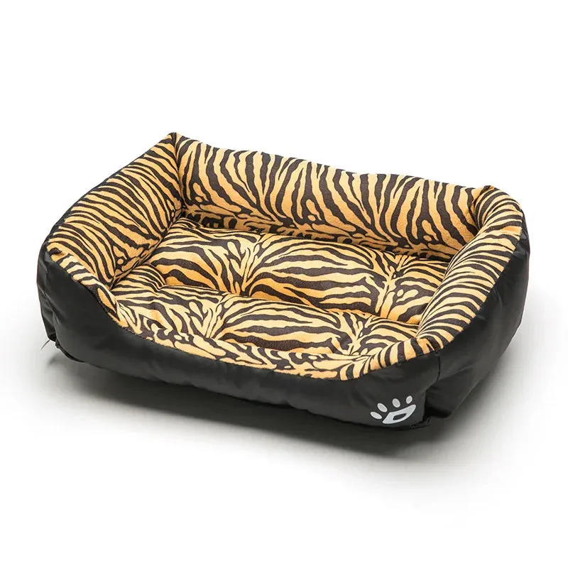 Cozy Square Pet Bed for Cats & Dogs