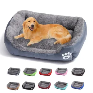Cozy Square Pet Bed for Cats & Dogs