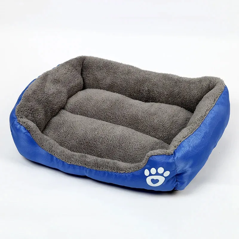 Cozy Square Pet Bed for Cats & Dogs