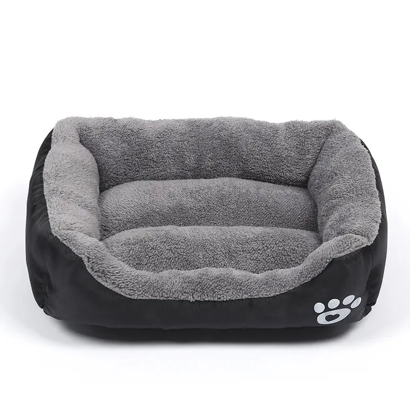 Cozy Square Pet Bed for Cats & Dogs