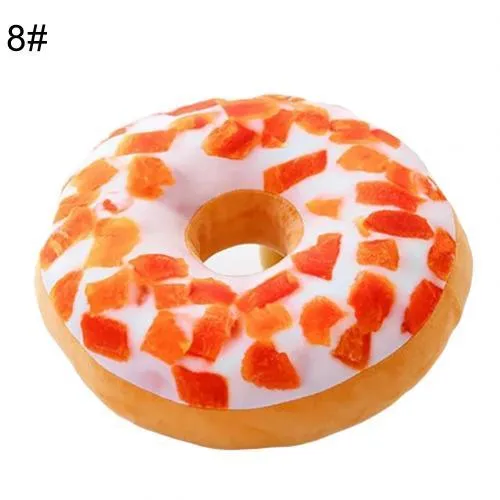 Delightful 12-Piece 3D Donut Plush Pillow Collection for Cozy Comfort