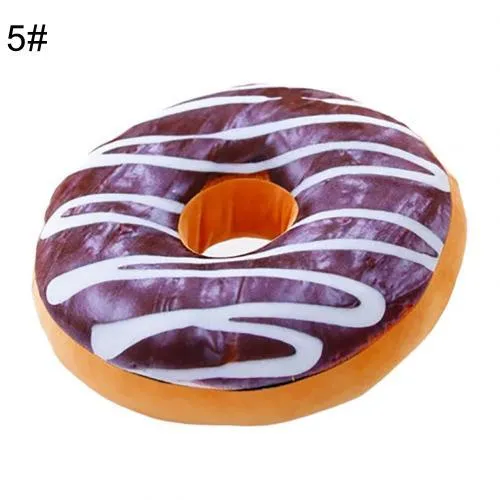 Delightful 12-Piece 3D Donut Plush Pillow Collection for Cozy Comfort