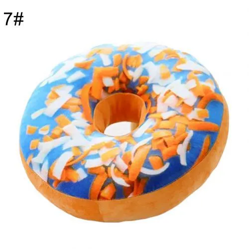 Delightful 12-Piece 3D Donut Plush Pillow Collection for Cozy Comfort