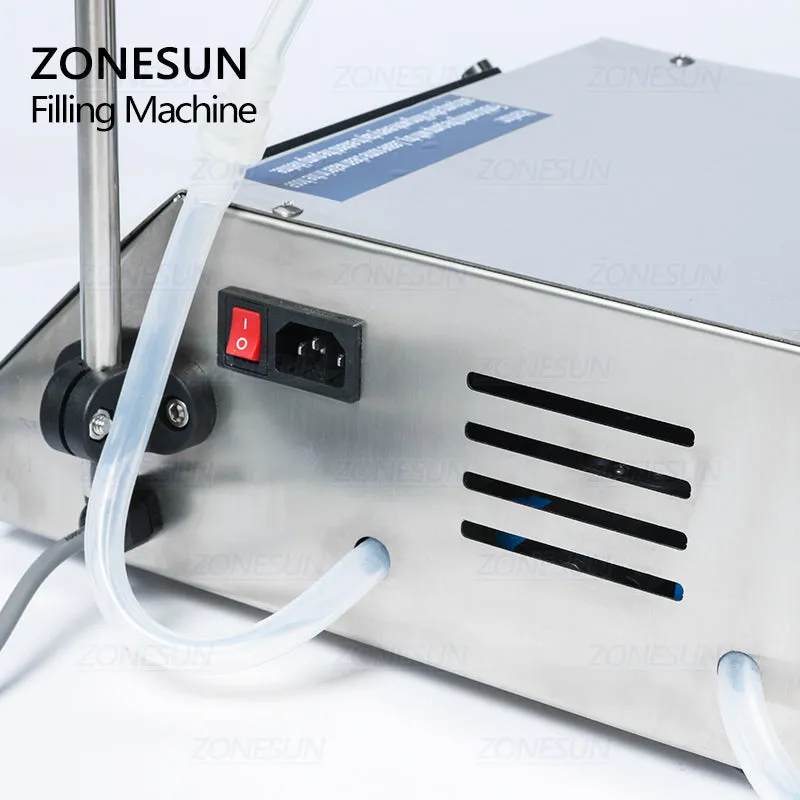 Diaphragm Pump Digital Control Bottle Water Filler Semi-automatic Liquid Vial Desk-top Filling Machine for Juice Beverage Oil Perfume