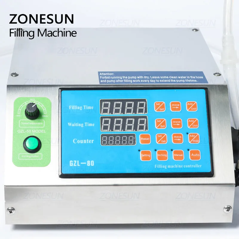 Diaphragm Pump Digital Control Bottle Water Filler Semi-automatic Liquid Vial Desk-top Filling Machine for Juice Beverage Oil Perfume