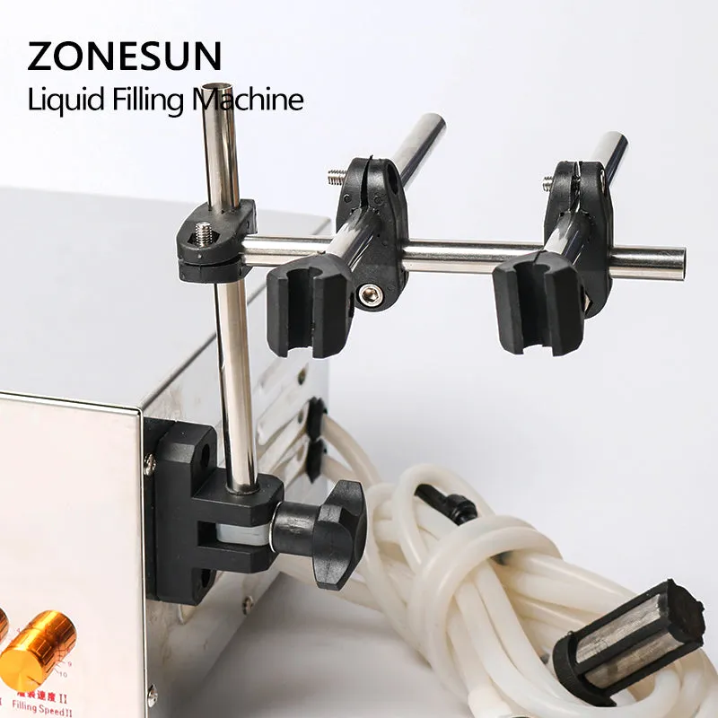 Double Heads Water Juice Bottle Microcomputer Automatic Liquid Filling Machine 3.5L