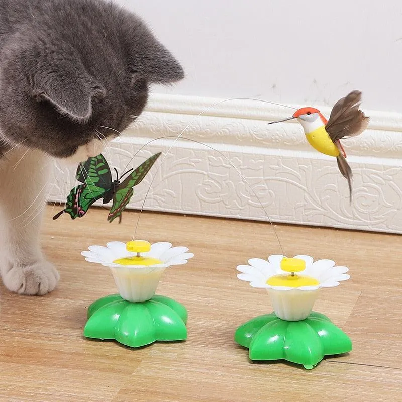 Electric Interactive Flying Insect Toy for Cats - Engaging Fun with Realistic Movements