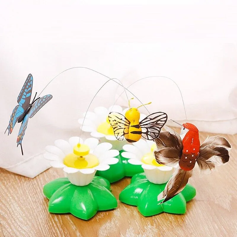 Electric Interactive Flying Insect Toy for Cats - Engaging Fun with Realistic Movements
