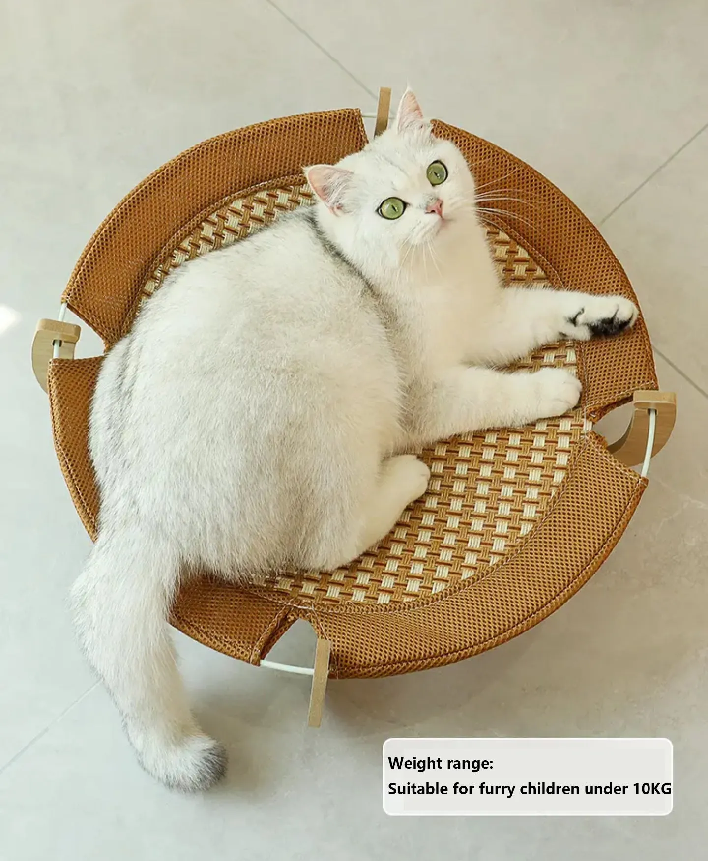 Elevated cat Bed ,Indoor Raised Cooling Cats Bed for Small and Medium Cats