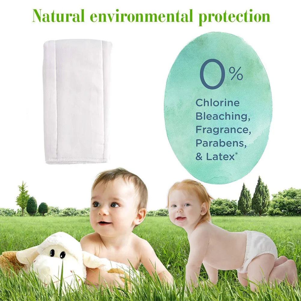 Fasoar: 100% Unbleached Premium Cotton Pre-Fold Baby Cloth Diapers