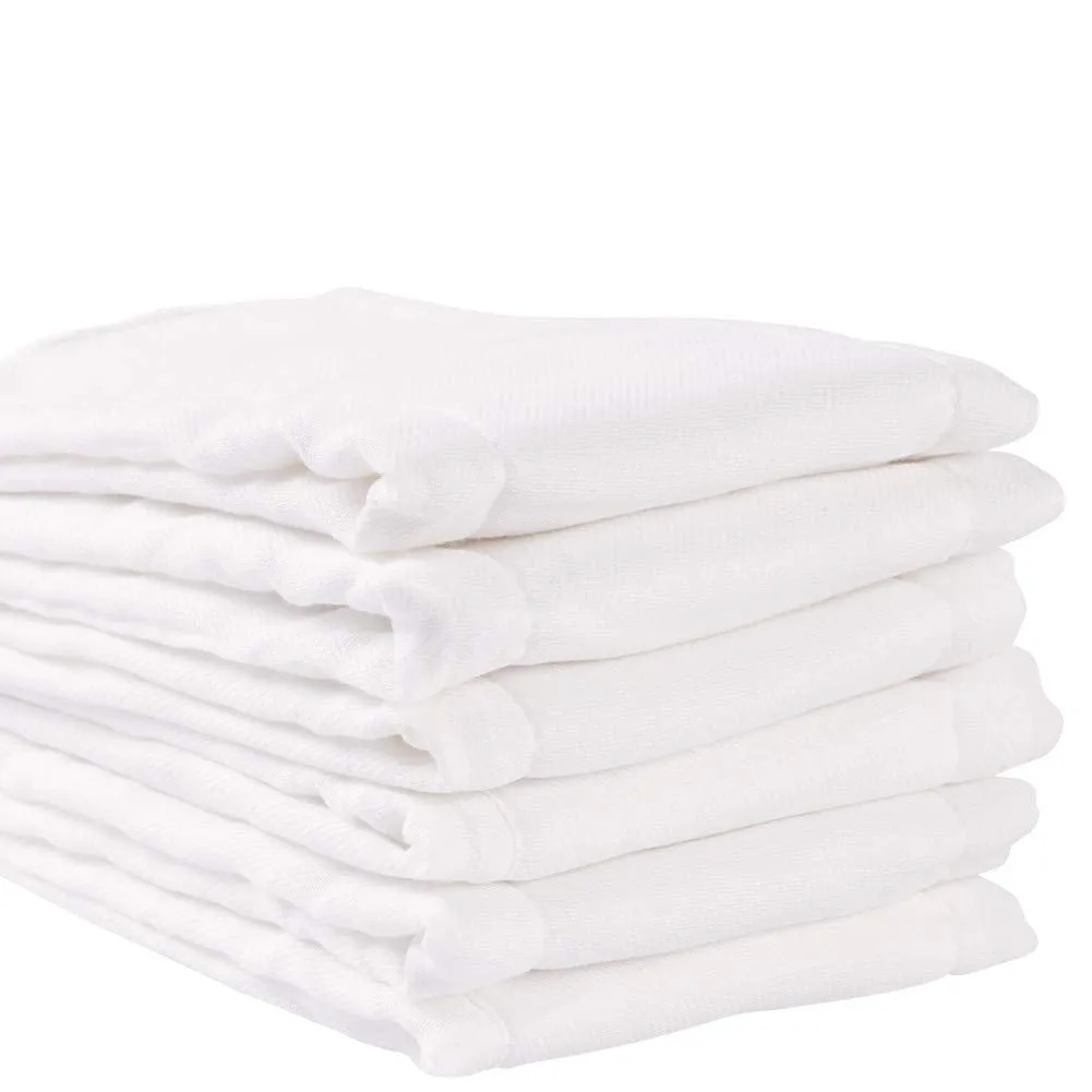 Fasoar: 100% Unbleached Premium Cotton Pre-Fold Baby Cloth Diapers