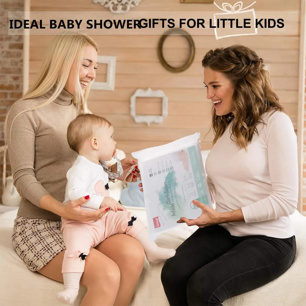 Fasoar: 100% Unbleached Premium Cotton Pre-Fold Baby Cloth Diapers