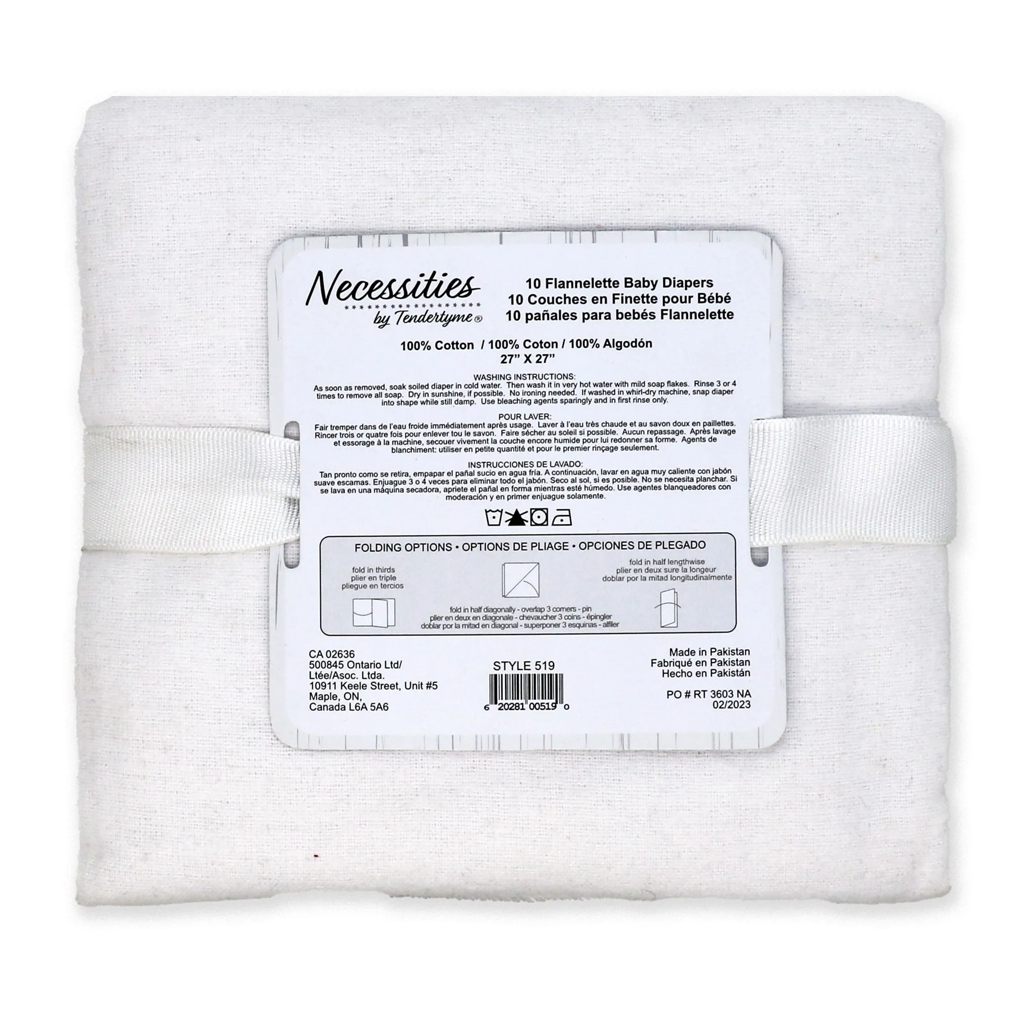 Flannelette Reusable Cloth Diapers