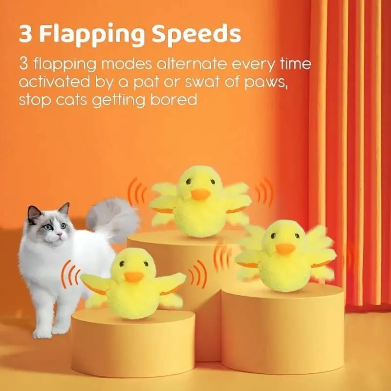 Flapping Wings Duck Interactive Cat Toy