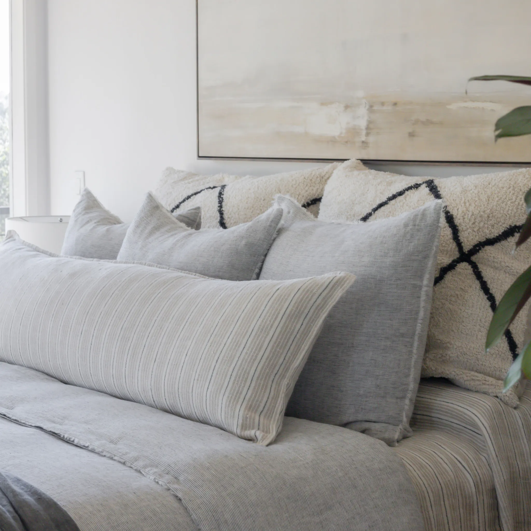 Freddie Hand Woven Big Pillow With Insert