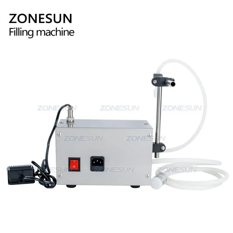 GFK-160A Semi-automatic Electric Small Bottle Water Filler Edible Oil Juice Wine Soybean Milk Beverage Filling Machine