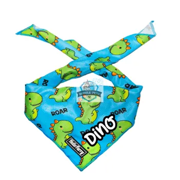 Hello Furry Dino TRex Cooling Dog Cat Bandana