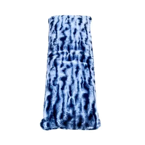Idea Nuova Faux Fur Body Pillow Blue - 20" X 48"