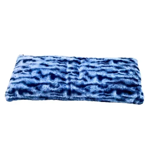 Idea Nuova Faux Fur Body Pillow Blue - 20" X 48"