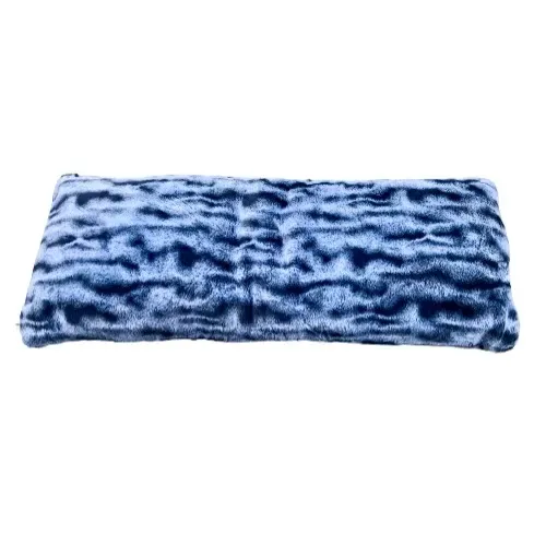 Idea Nuova Faux Fur Body Pillow Blue - 20" X 48"