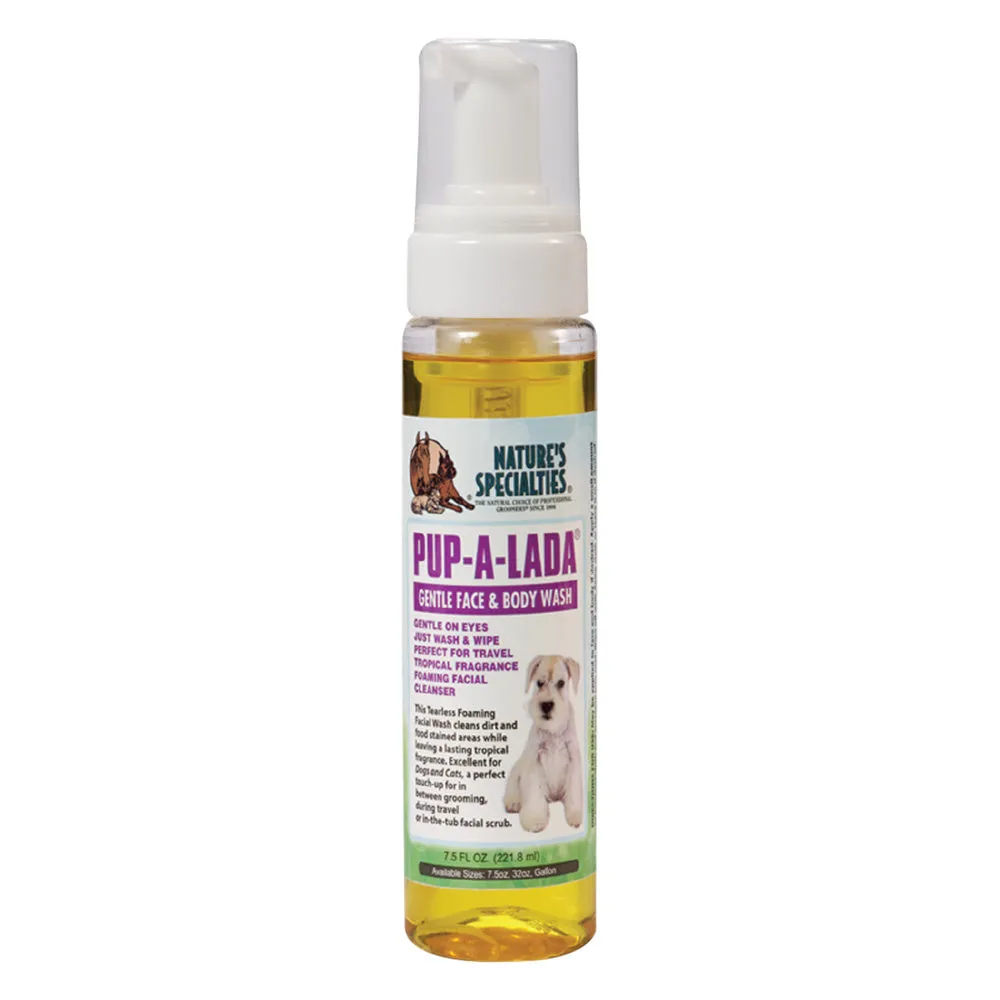 Nature's Specialties Pup-A-Lada Foaming Facial Wash For Pets 7.5oz