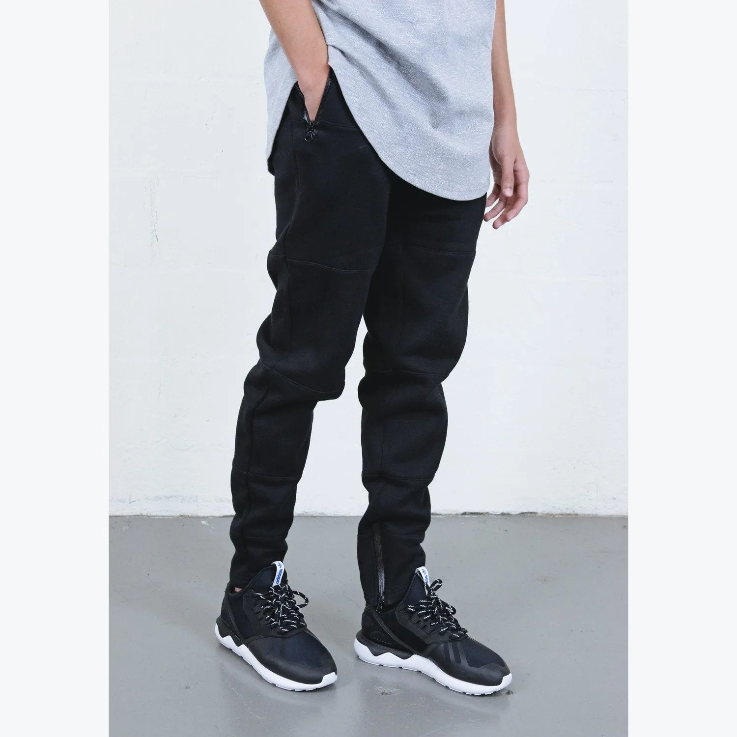 Paneled Trackers - Black