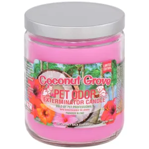 Pet Odor Exterminator Candle, Coconut Grove, 13 oz