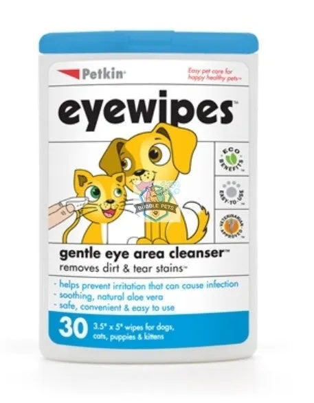 Petkin Tear Stains Eye Wipes
