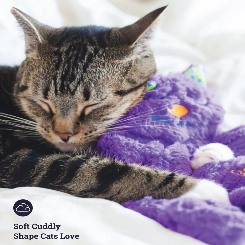 Petstages Purr Pillow Kitty Plush Cat Toy, Violet