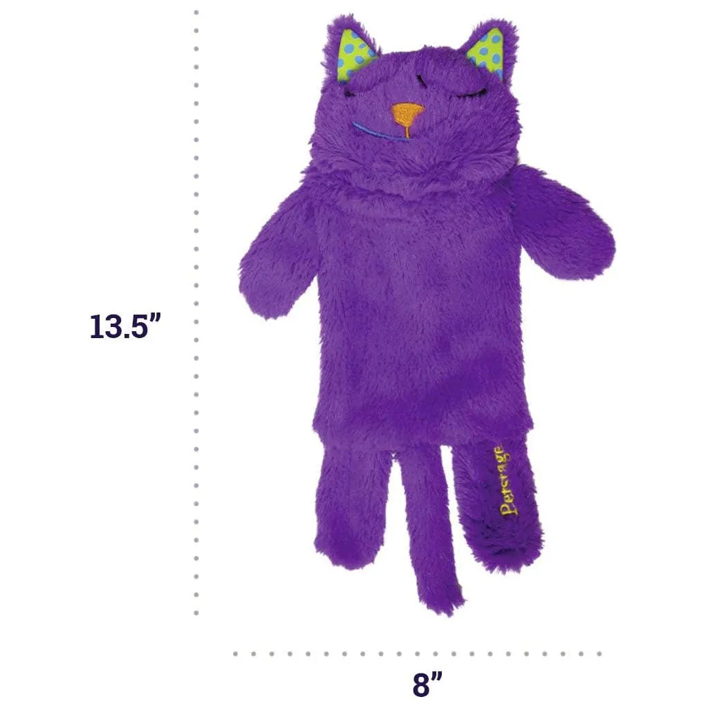 Petstages Purr Pillow Kitty Plush Cat Toy, Violet