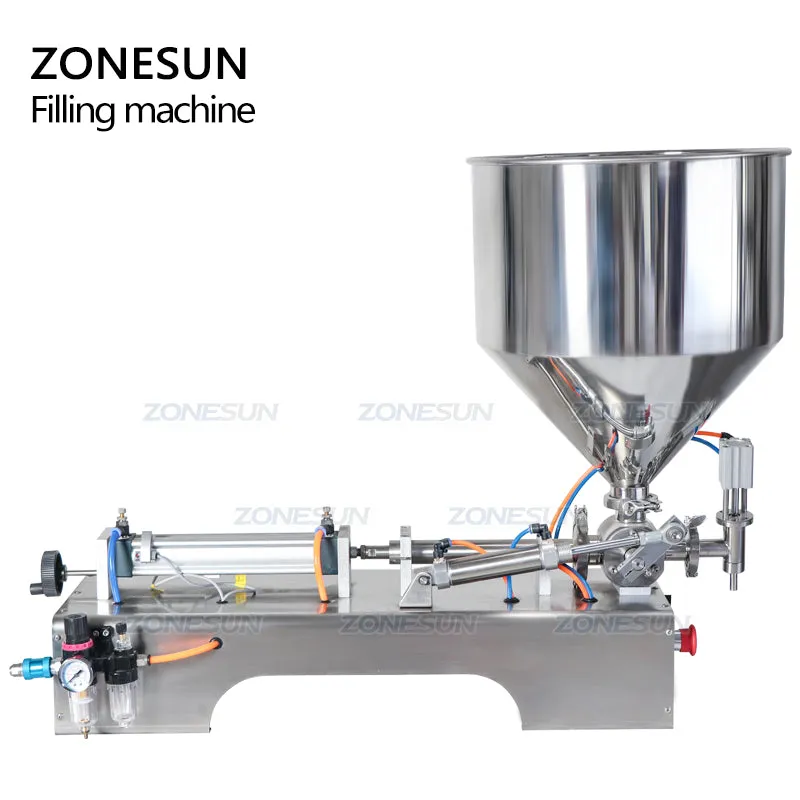 Pneumatic Volumetric Softdrink Piston Liquid Filling Machine Oil Water Juice Honey Soap Cream Paste Filler